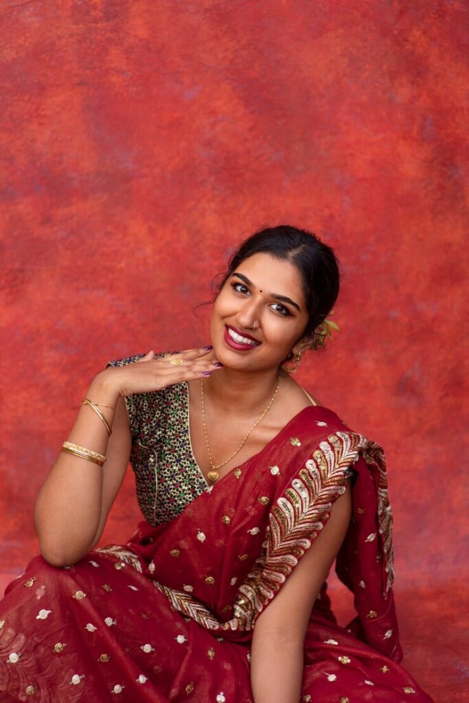 traditional sari garment