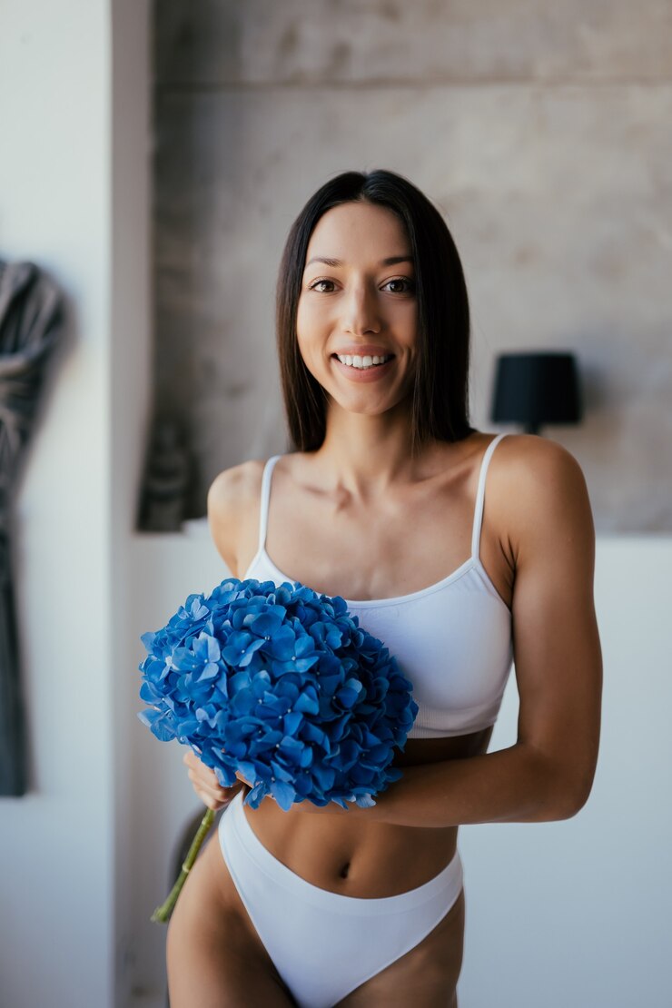 Woman In Bathroom